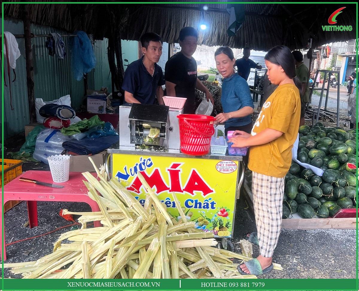 chi tiết cấu tạo vàng của máy ép mía