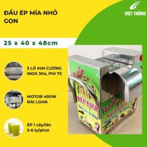 Đầu ép mía nhỏ gọn