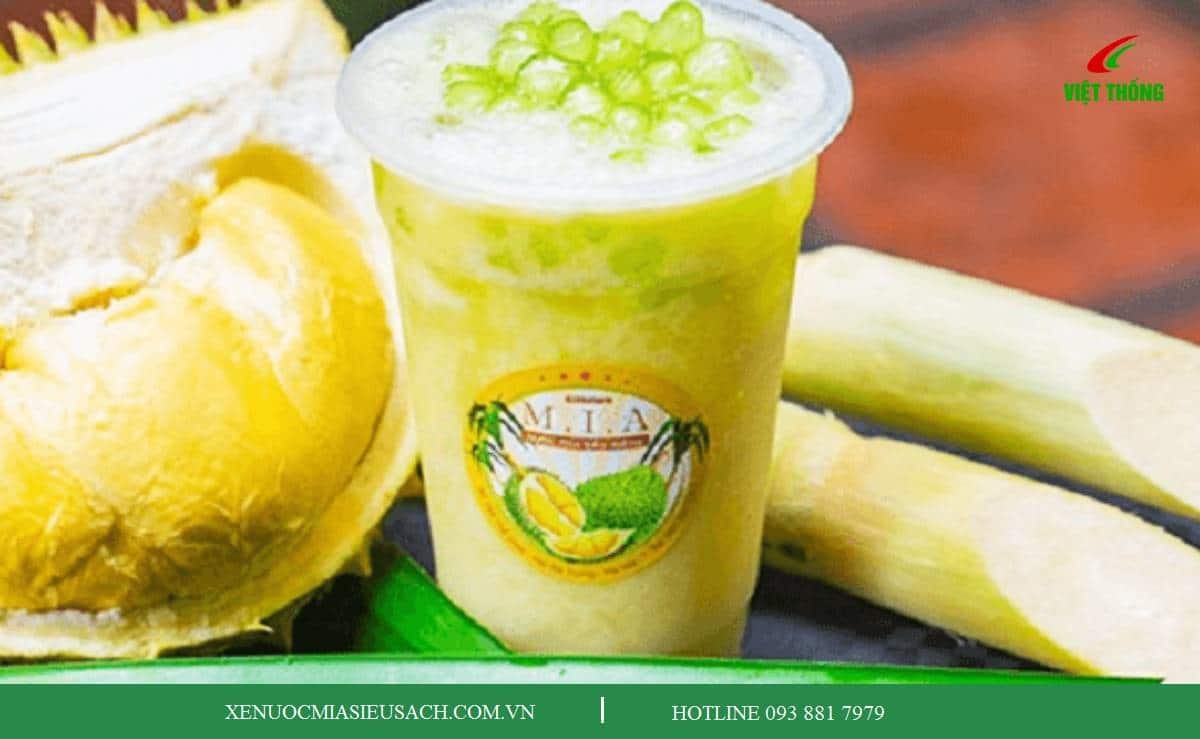 Nước mía kết hợp sầu riêng