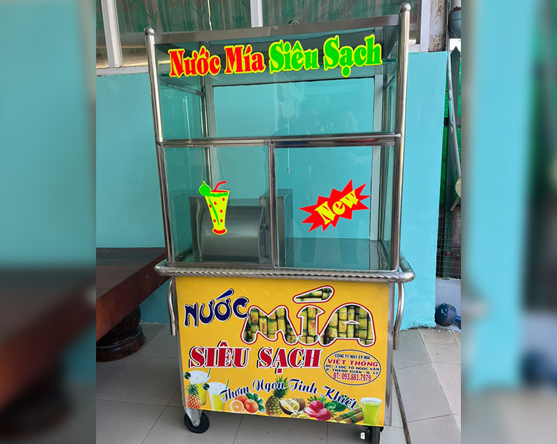 Máy ép mía siêu sạch Việt Thống