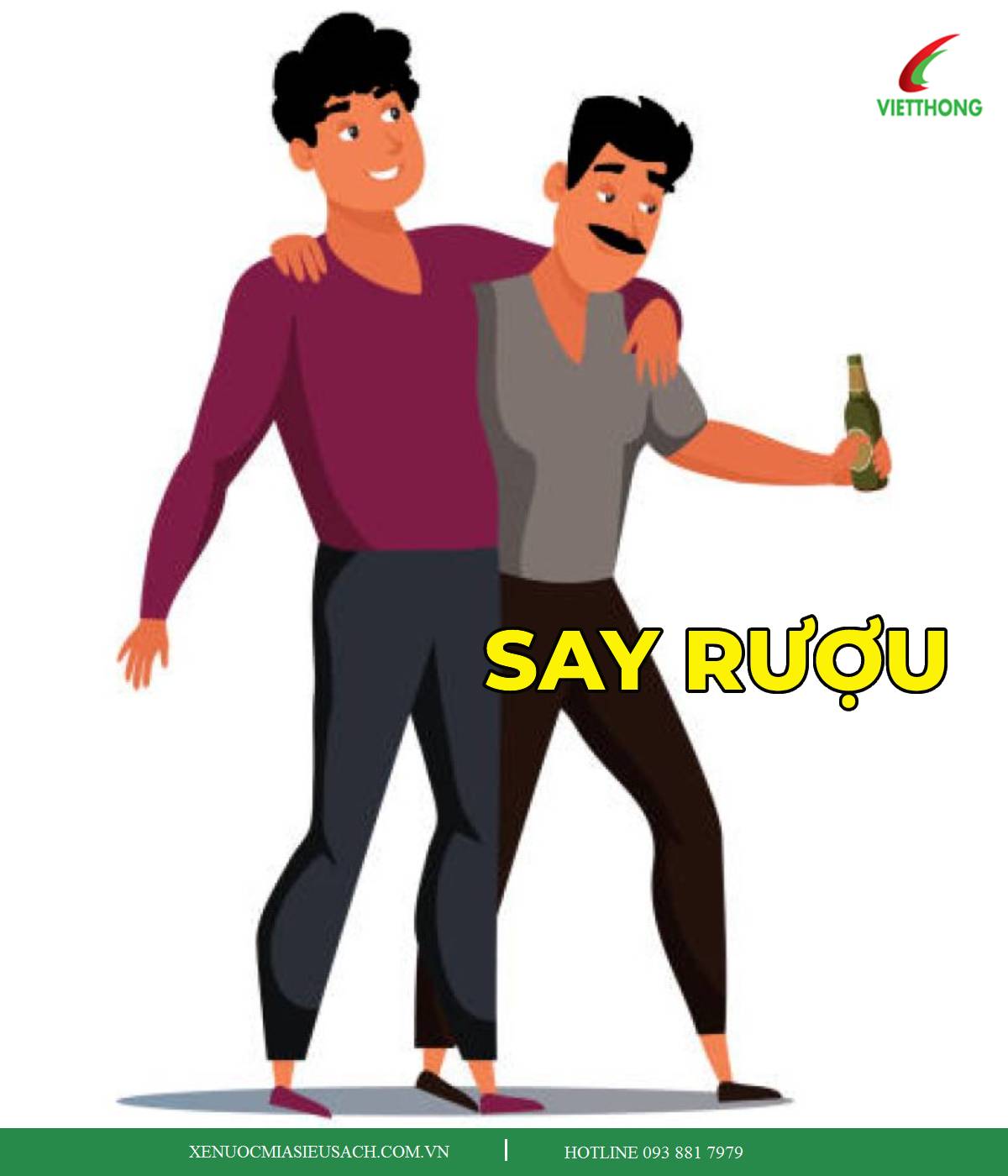 Biểu hiện người bị say rượu