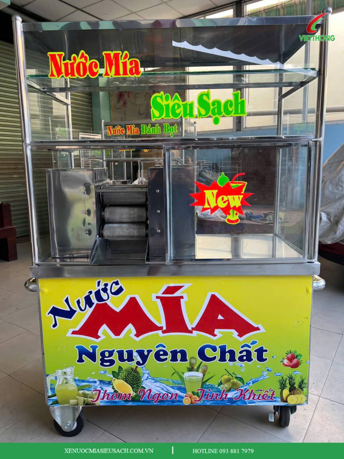 máy ép mía đã được Vệ Sinh