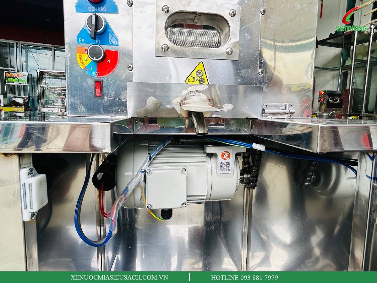 Motor mới lỗi đồng - xe nước mía mini không tủ kính