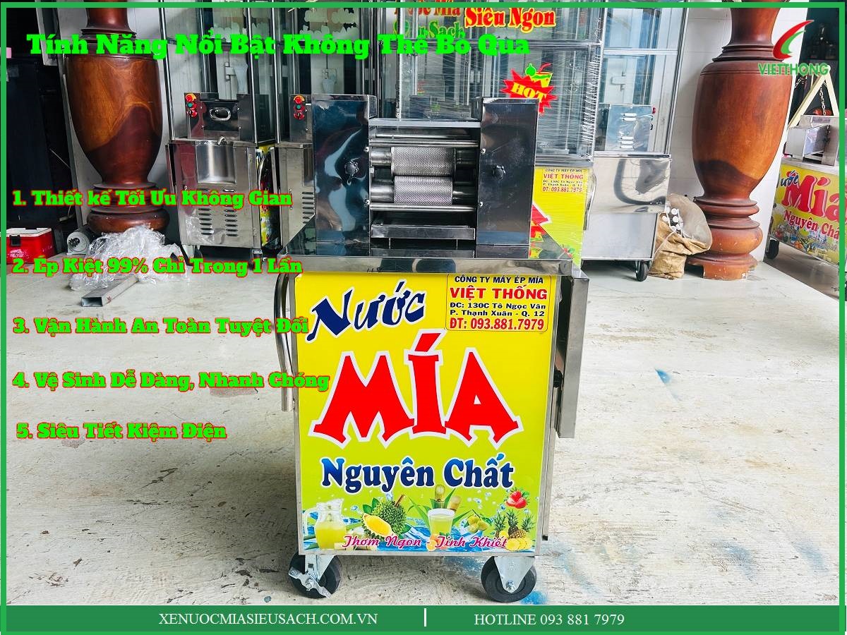 Tính Năng Nổi Bật Không Thể Bỏ Qua xe nước mía mini không kính