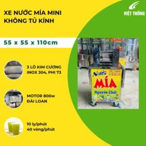máy ép mía mini không kính
