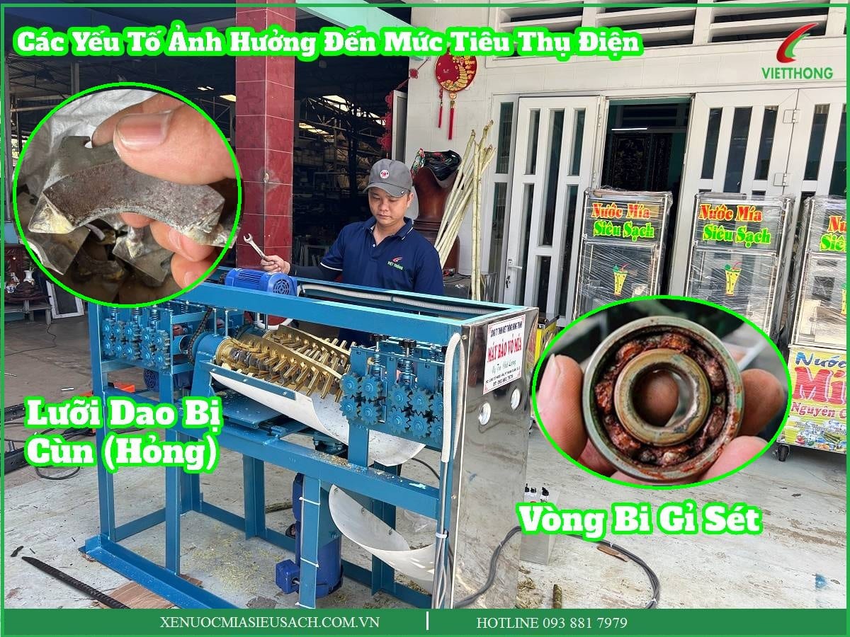 Các yếu tố ảnh hưởng đến mức tiêu thụ điện