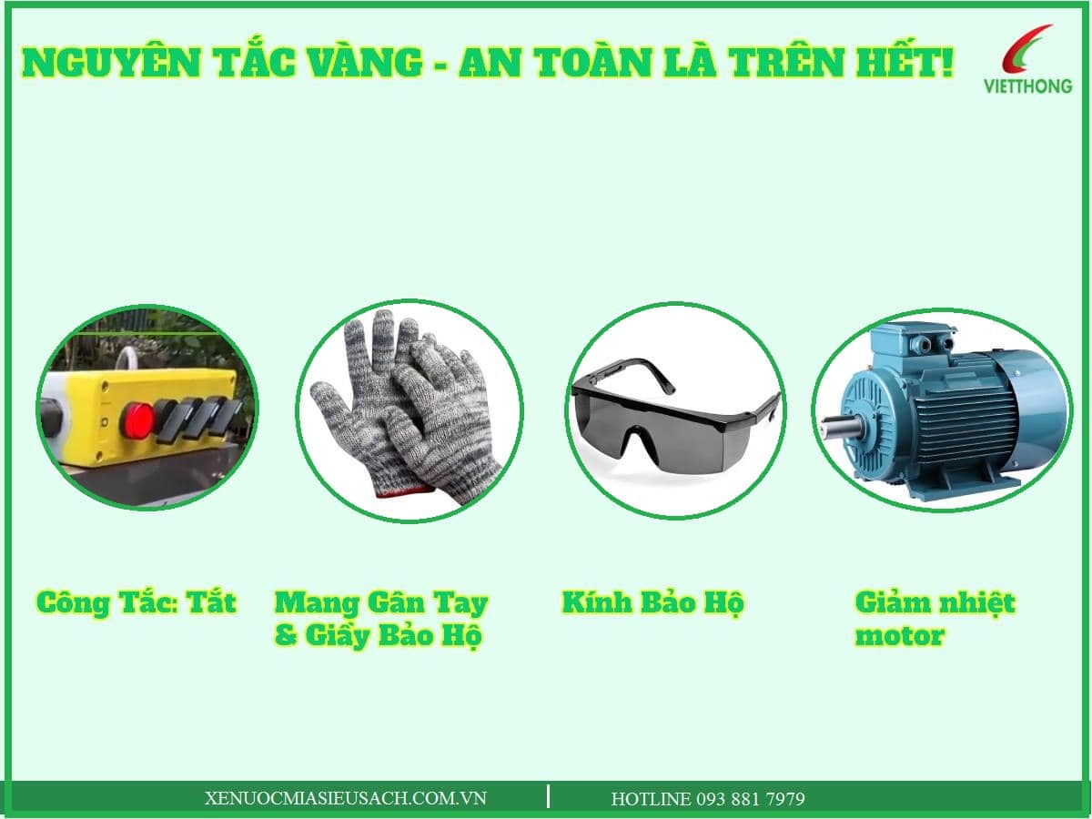 NGUYÊN TẮC VÀNG - AN TOÀN LÀ TRÊN HẾT!