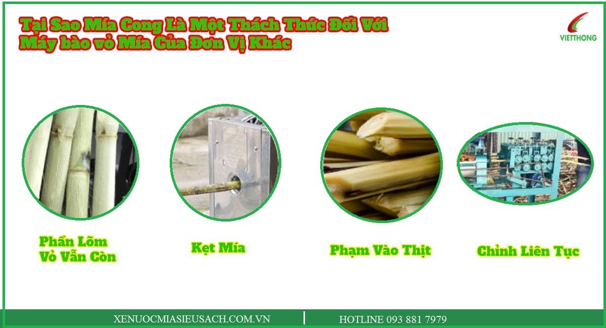 Tại sao Mía cong là một Thách thức đối với Máy bào vỏ