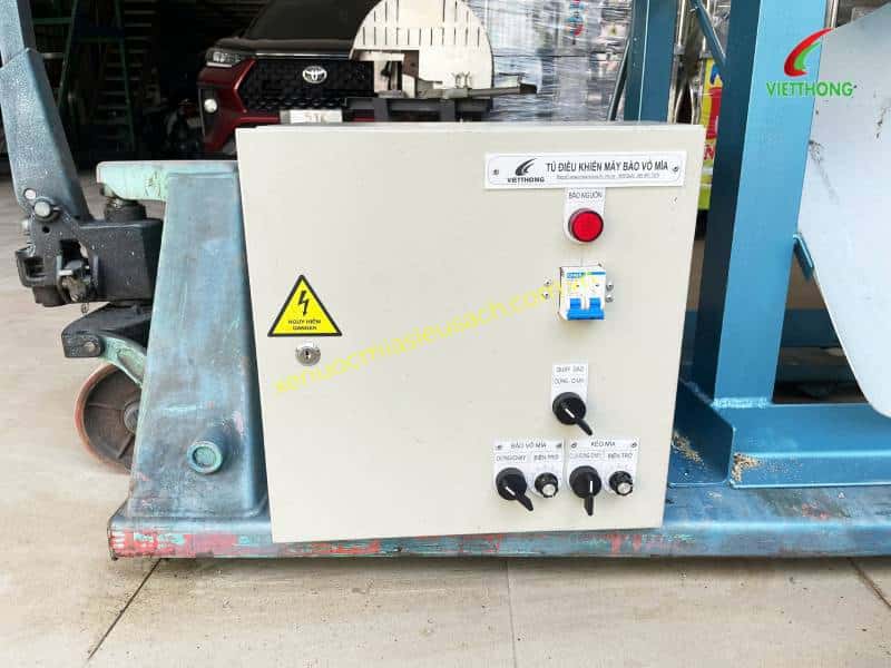 Biến tần máy bào vỏ mía 4 cây