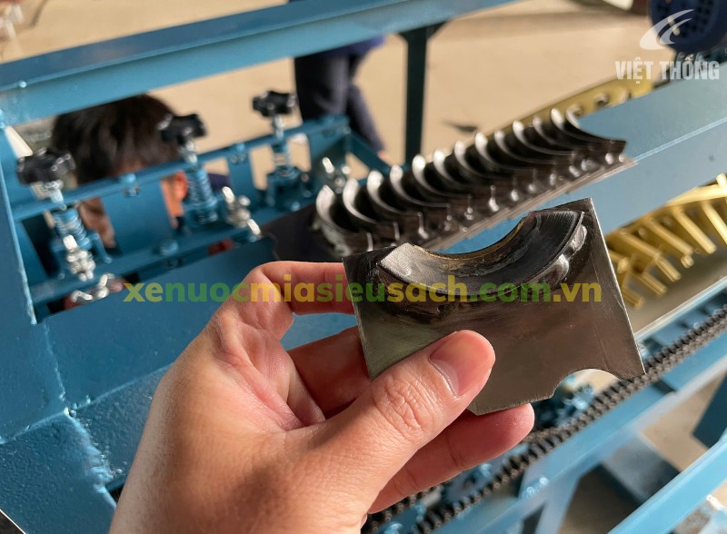 lưỡi dao hợp kim của máy bào mía Việt Thống