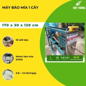 Máy bào mía 1 cây