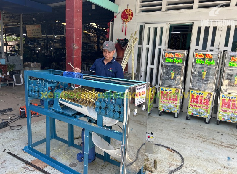 Máy bào mía 2 cây