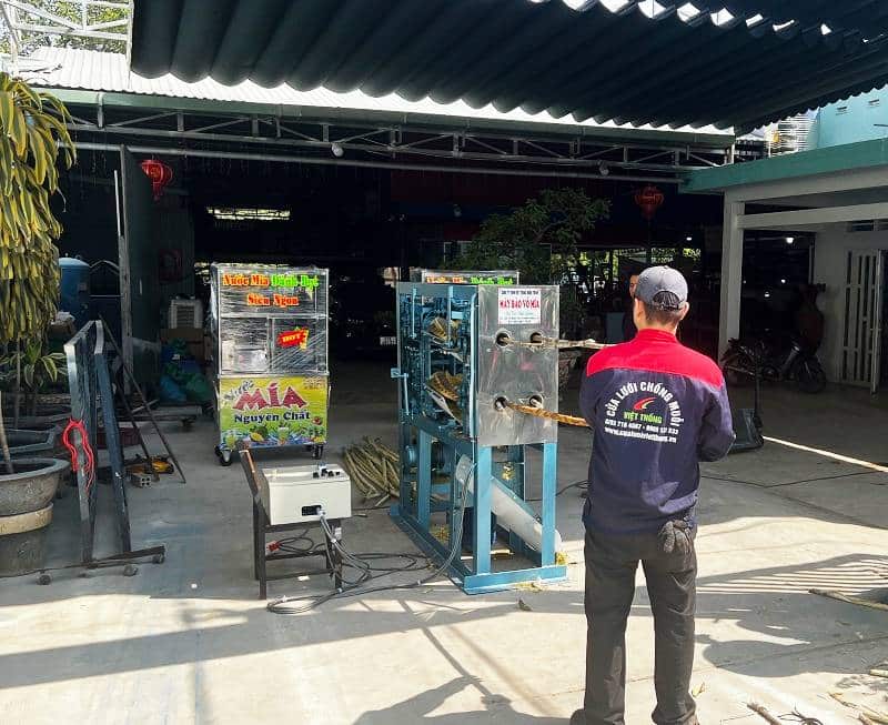 Vận hành máy bào mía